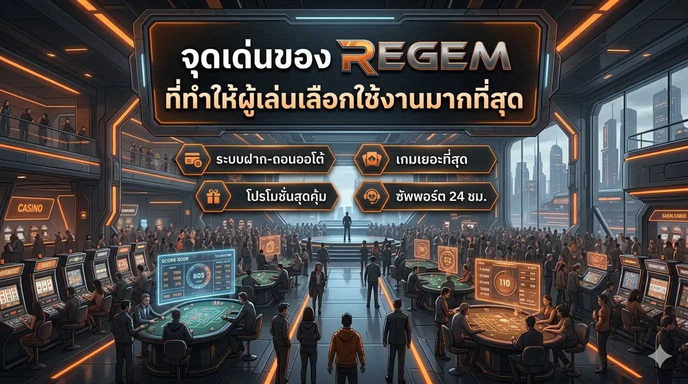 จุดเด่นของ REGEM ที่ทำให้ผู้เล่นเลือกใช้งานมากที่สุด