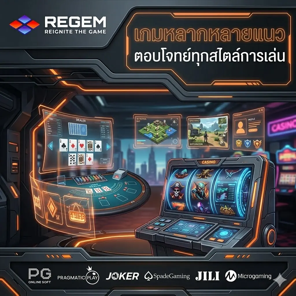 เกมหลากหลายแนว ตอบโจทย์ทุกสไตล์การเล่น